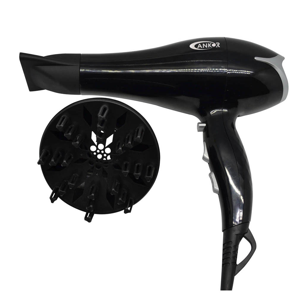 Σεσουάρ μαλλιών 2400w σε χρώμα μαύρο 28x29x9