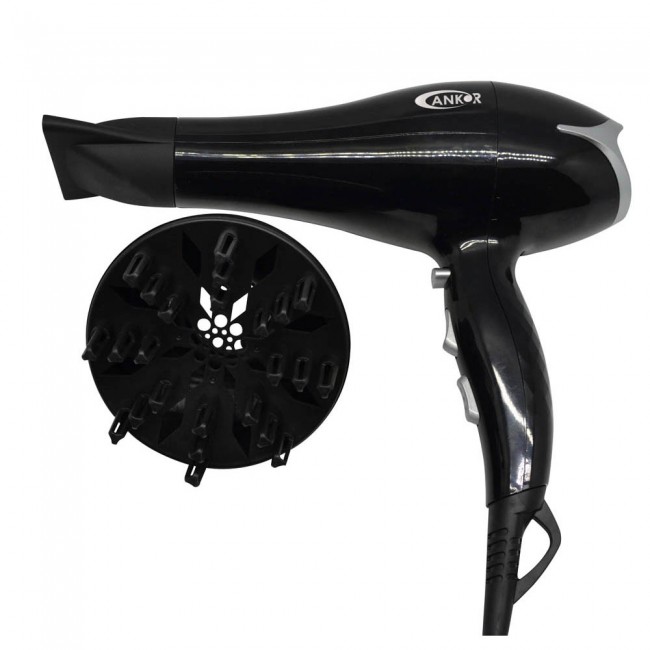 Σεσουάρ μαλλιών 2400w σε χρώμα μαύρο 28x29x9