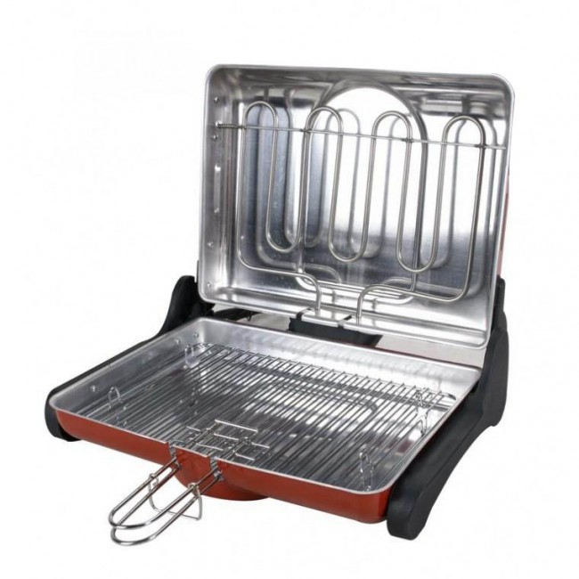 Ψηστιέρα 1200W σε χρώμα μπορντό 41x37x14