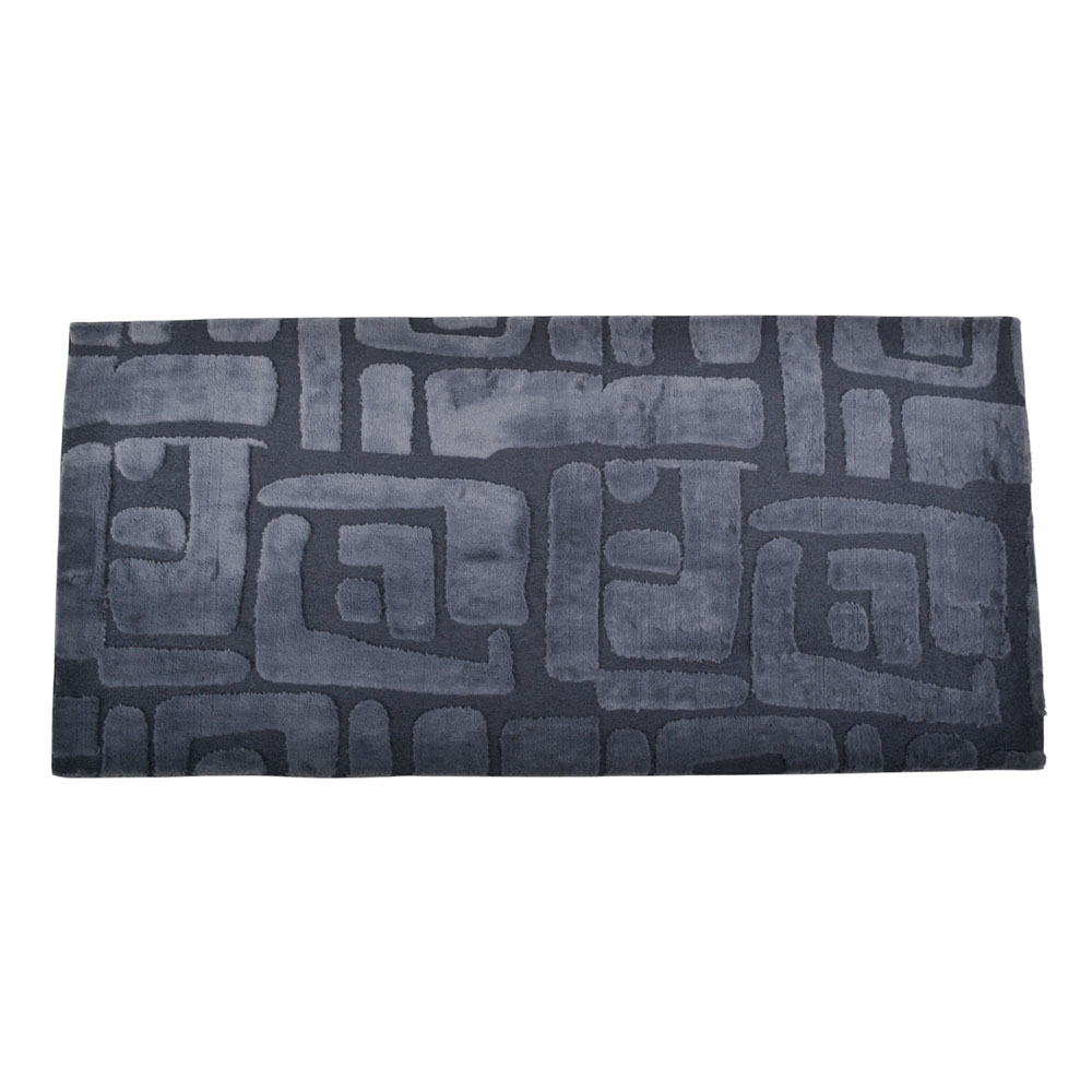 Χαλί  διάδρομος  αντιολισθητικός από ύφασμα σε χρώμα γκρι 70x150