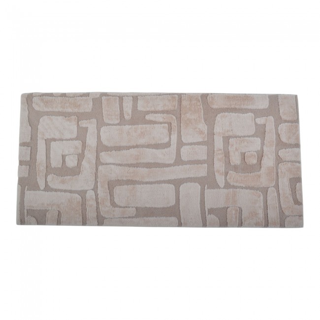 Χαλί διάδρομος αντιολισθητικός από ύφασμα σε μπεζ/καφέ χρώμα 180x70