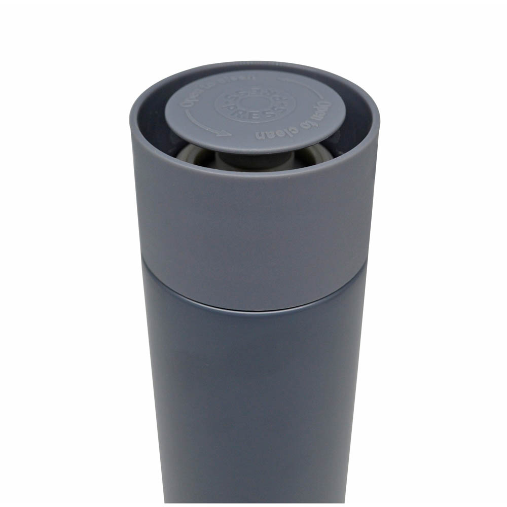 Θερμός "NATURE" 500ml  από αλουμίνιο σε γκρι χρώμα 6,5x6,5x22,6