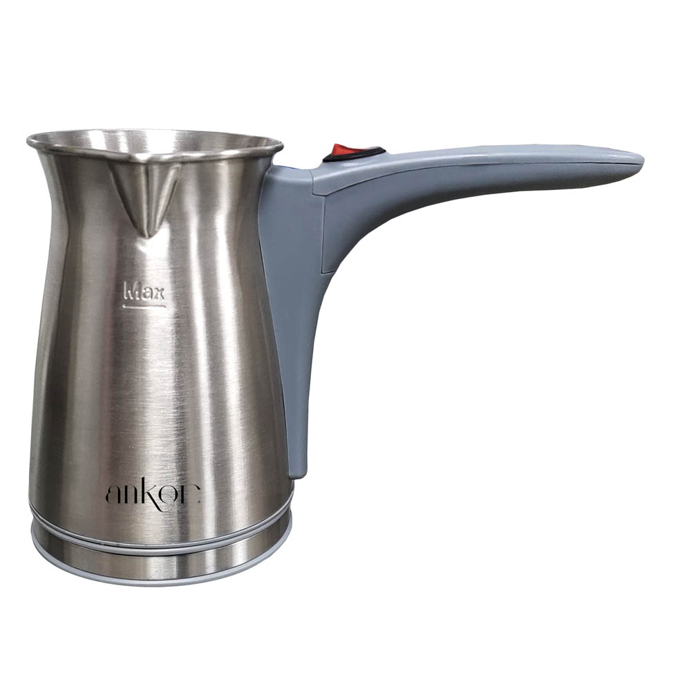 Ηλεκτρικό μπρίκι σε γκρι/inox χρώμα 24x11x16,5