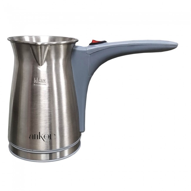 Ηλεκτρικό μπρίκι σε γκρι/inox χρώμα 24x11x16,5