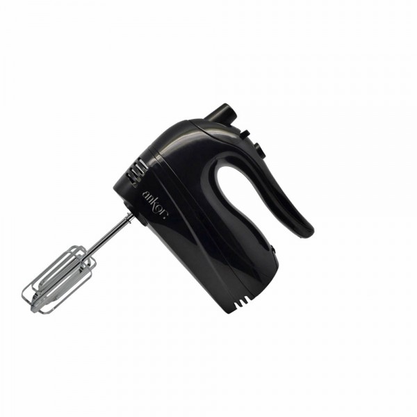 Μίξερ χειρός με 4 εργαλεία σε μαύρο χρώμα
