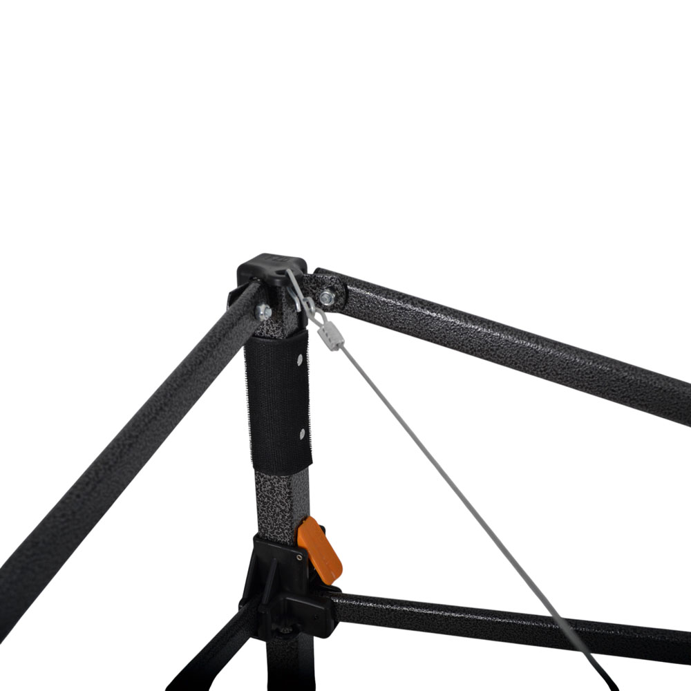 Κιόσκι πτυσσόμενο με μεταλλικό σκελετό σε εκρου χρώμα 3x3x3,2