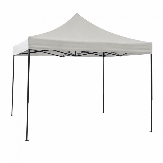 Κιόσκι πτυσσόμενο με μεταλλικό σκελετό σε εκρου χρώμα 3x3x3,2