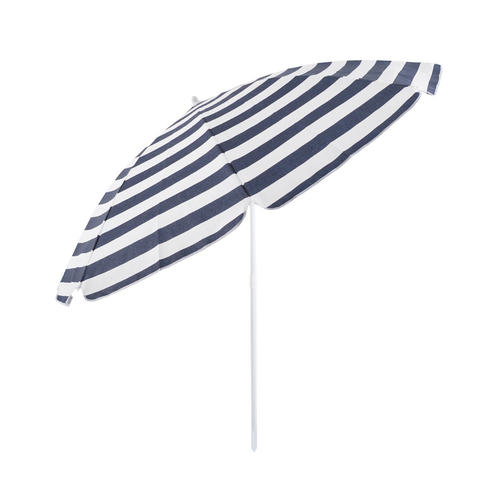 Ομπρέλα θαλάσσης από μέταλλο/ύφασμα 180x180x200