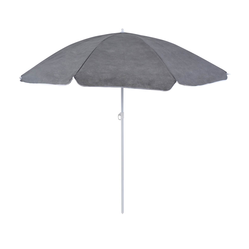 Ομπρέλα θαλάσσης από μέταλλο/ύφασμα 180x180x200