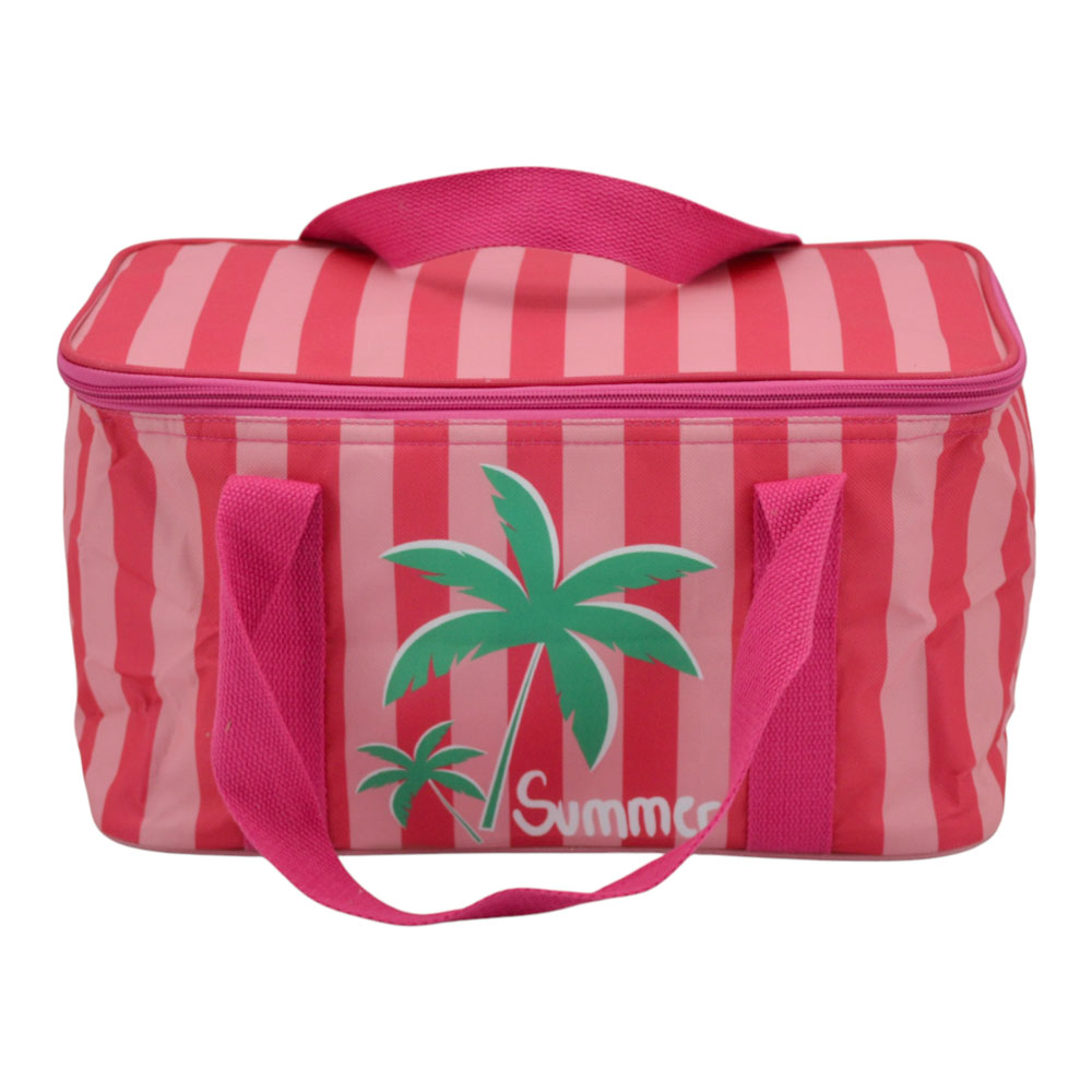 Ισοθερμική τσάντα 10lt σε κόκκινο ρόζ χρώμα 35x20x20