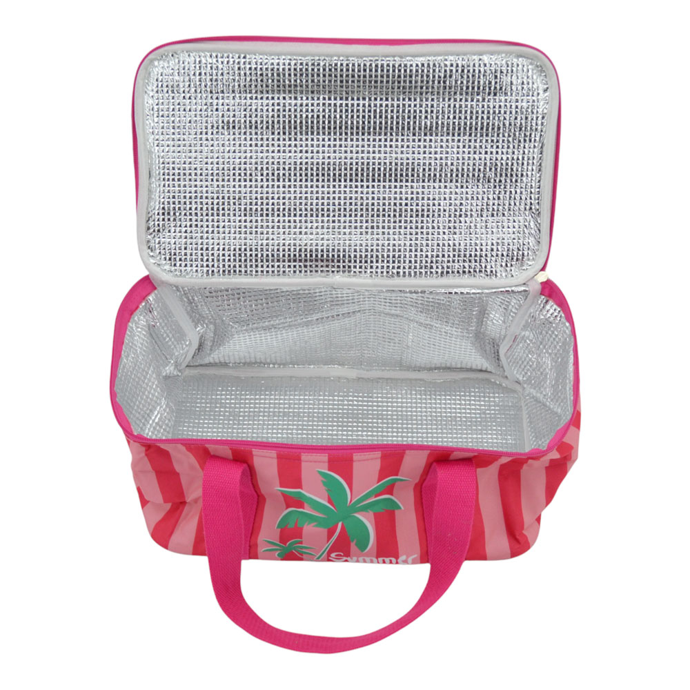 Ισοθερμική τσάντα 10lt σε κόκκινο ρόζ χρώμα 35x20x20