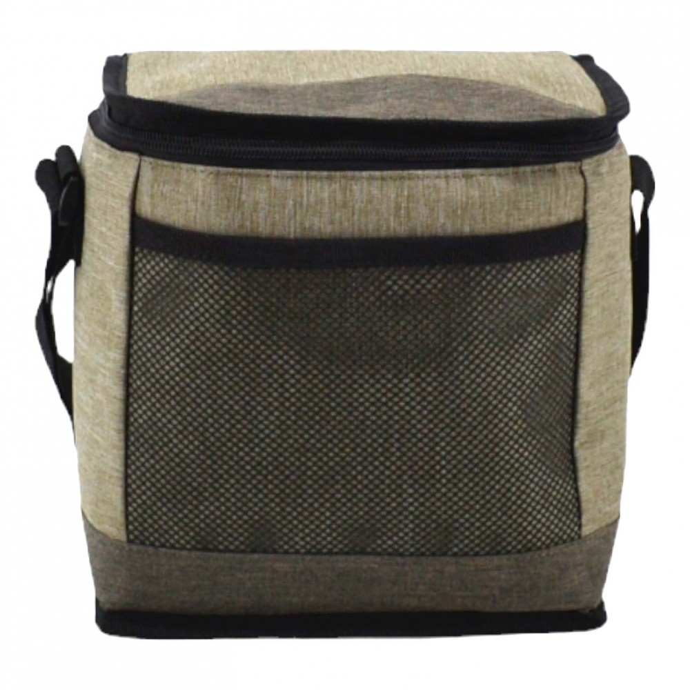 Ισοθερμική τσάντα 5lt σε μπεζ καφέ χρώμα 21x15,5x21