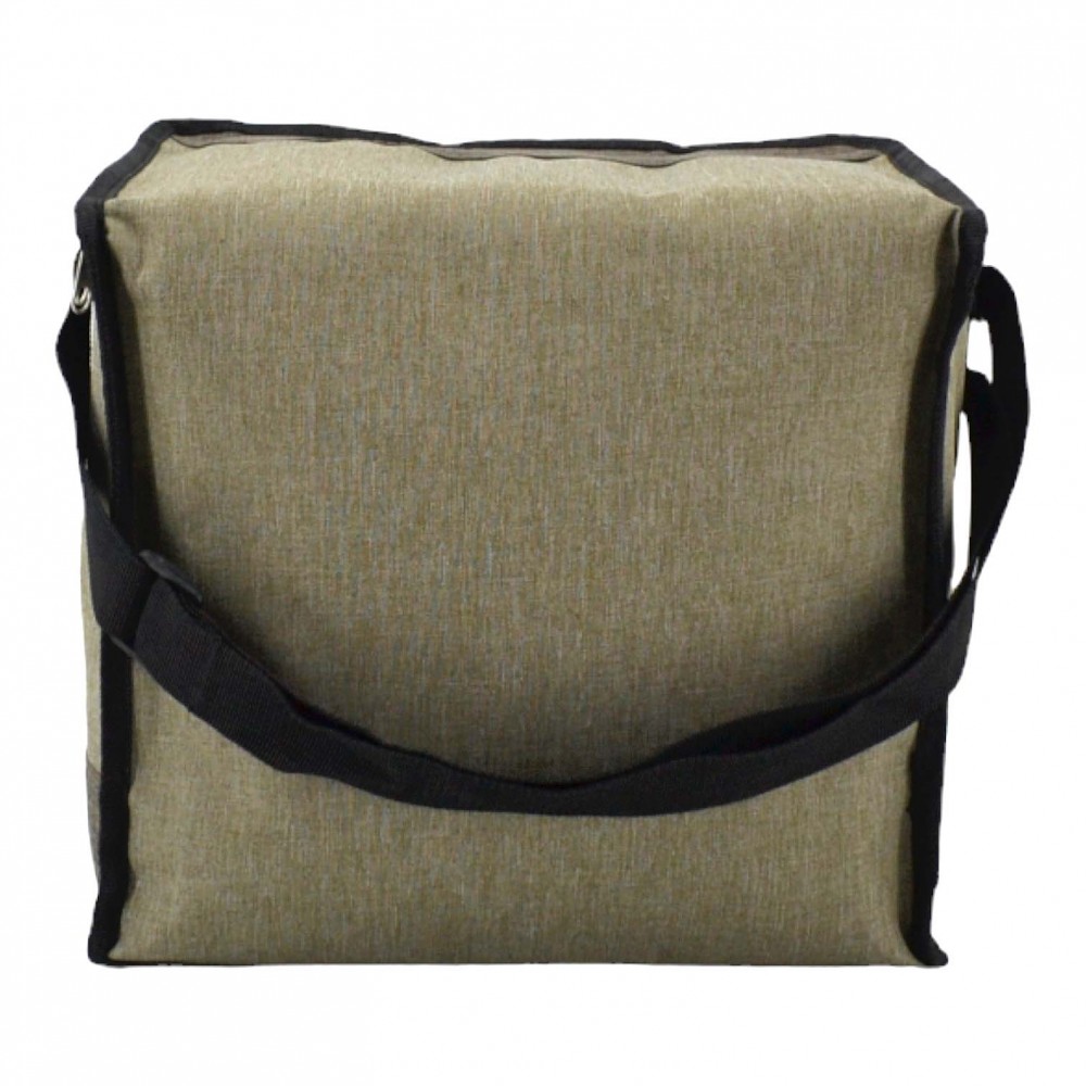 Ισοθερμική τσάντα 5lt σε μπεζ καφέ χρώμα 21x15,5x21