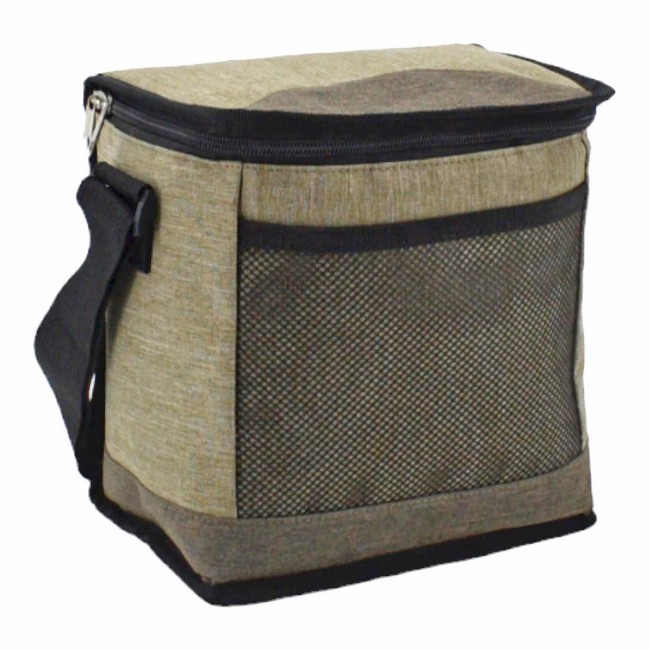 Ισοθερμική τσάντα 5lt σε μπεζ καφέ χρώμα 21x15,5x21