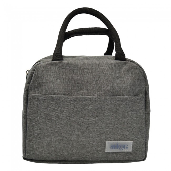 Ισοθερμική τσάντα 7lt σε γκρι χρώμα 23x16x20