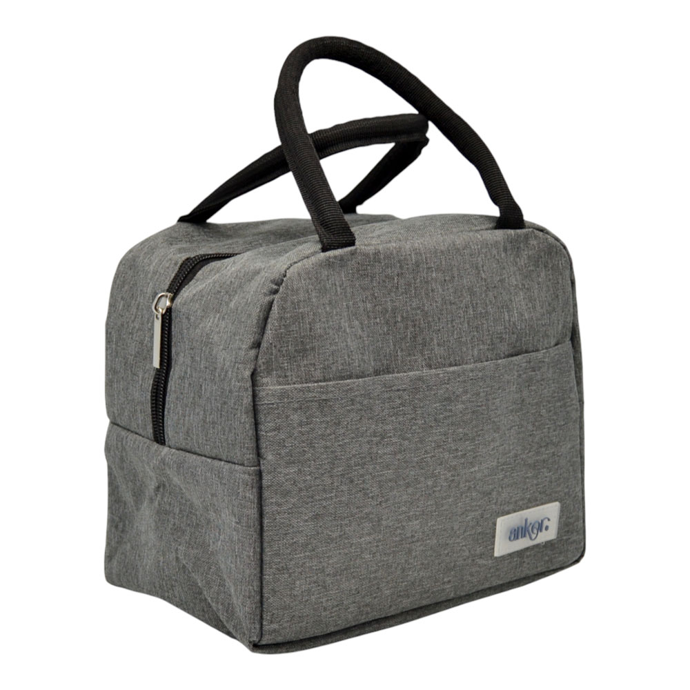 Ισοθερμική τσάντα 7lt σε γκρι χρώμα 23x16x20