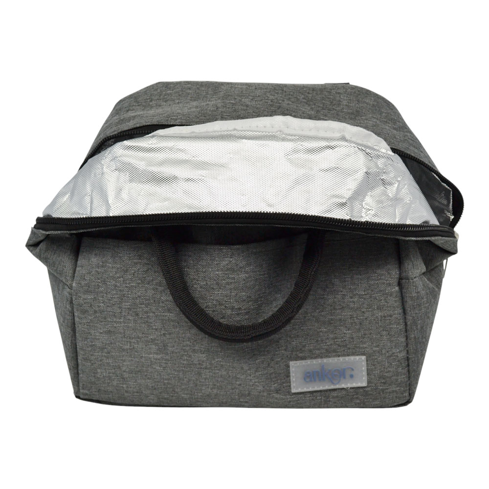 Ισοθερμική τσάντα 7lt σε γκρι χρώμα 23x16x20