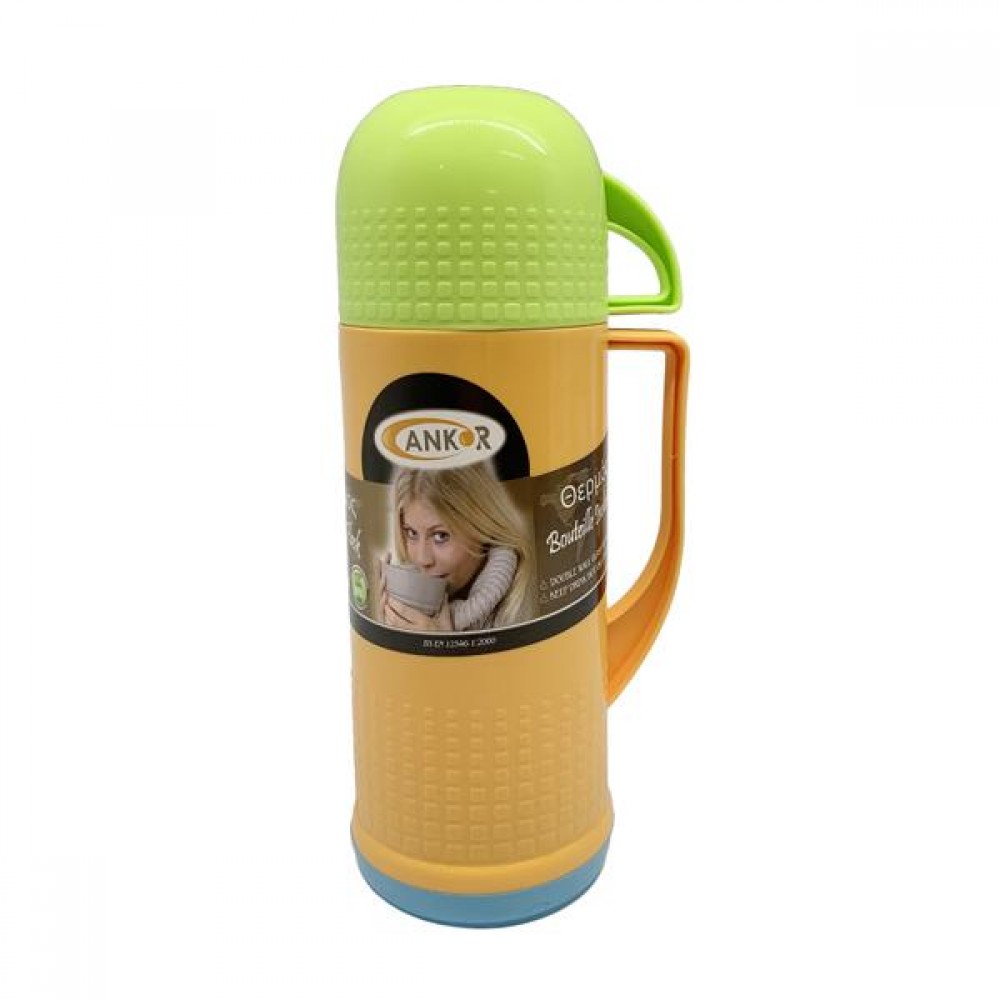 Θερμός πλαστικό 250ml πολύχρωμο 9x7x20