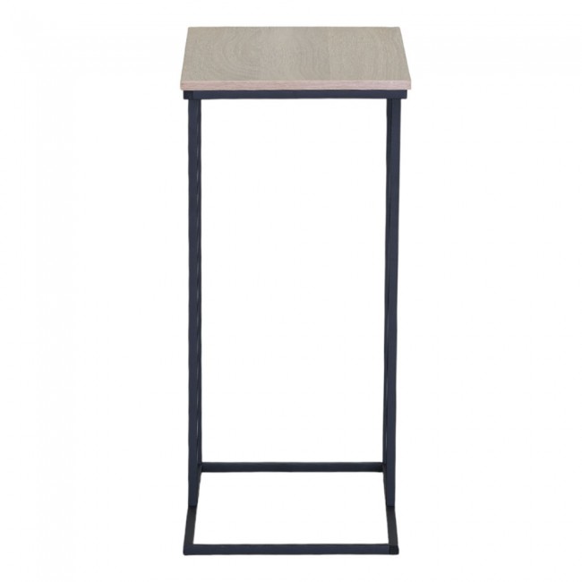 Βοηθητικό τραπέζι από μέταλλο σε μαύρο χρώμα 40x30x66