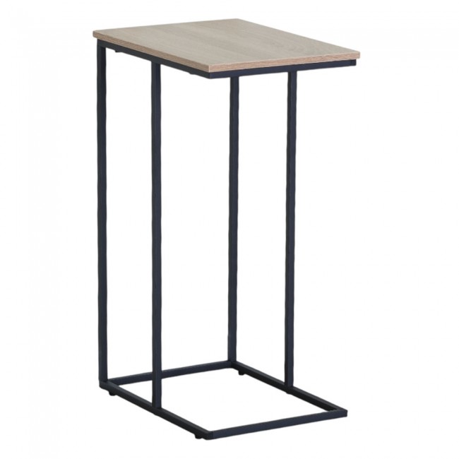 Βοηθητικό τραπέζι από μέταλλο σε μαύρο χρώμα 40x30x66