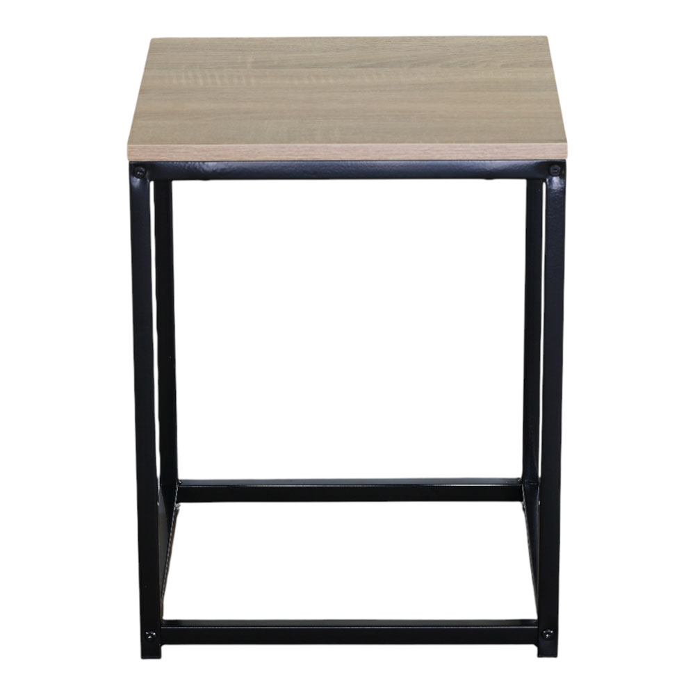 Βοηθητικό τραπέζι από μέταλλο σε μαύρο χρώμα 40x40x50,1