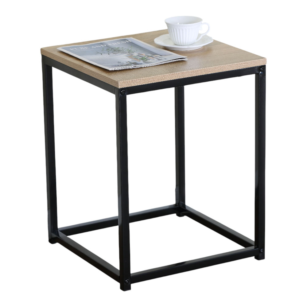 Βοηθητικό τραπέζι από μέταλλο σε μαύρο χρώμα 40x40x50,1