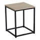 Βοηθητικό τραπέζι από μέταλλο σε μαύρο χρώμα 40x40x50,1