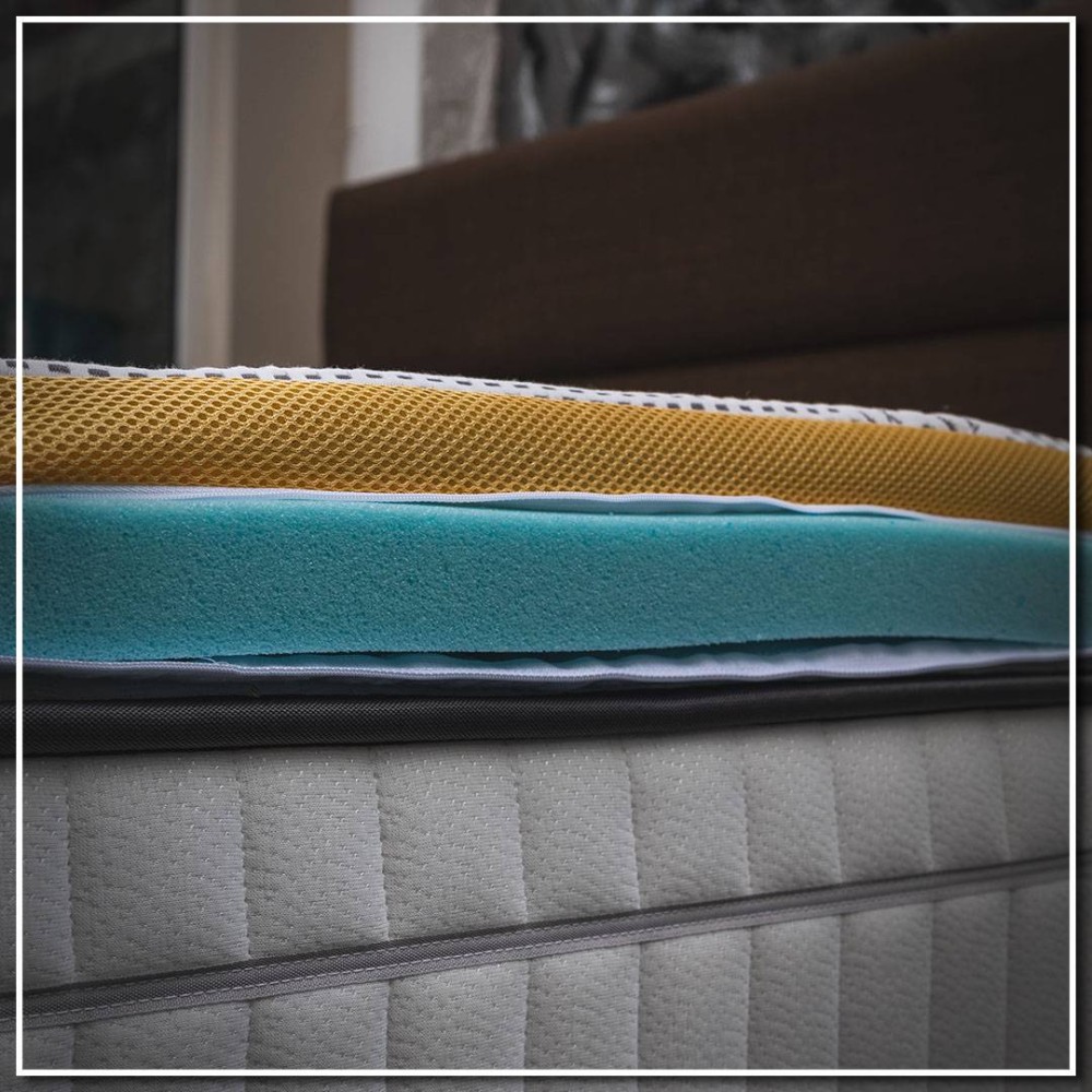 Ανώστρωμα διπλό "CAMOMILE" 160x200x4