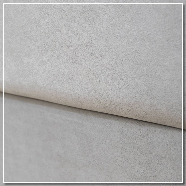 Κρεβάτι μονό "PALERMO" από ύφασμα σε χρώμα γκρι του πάγου 90x200x92