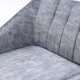 Aνάκλινδρο βελούδινο σε γκρι χρώμα 125x65x76 Aνάκλινδρο βελούδινο σε γκρι χρώμα 125x65x76