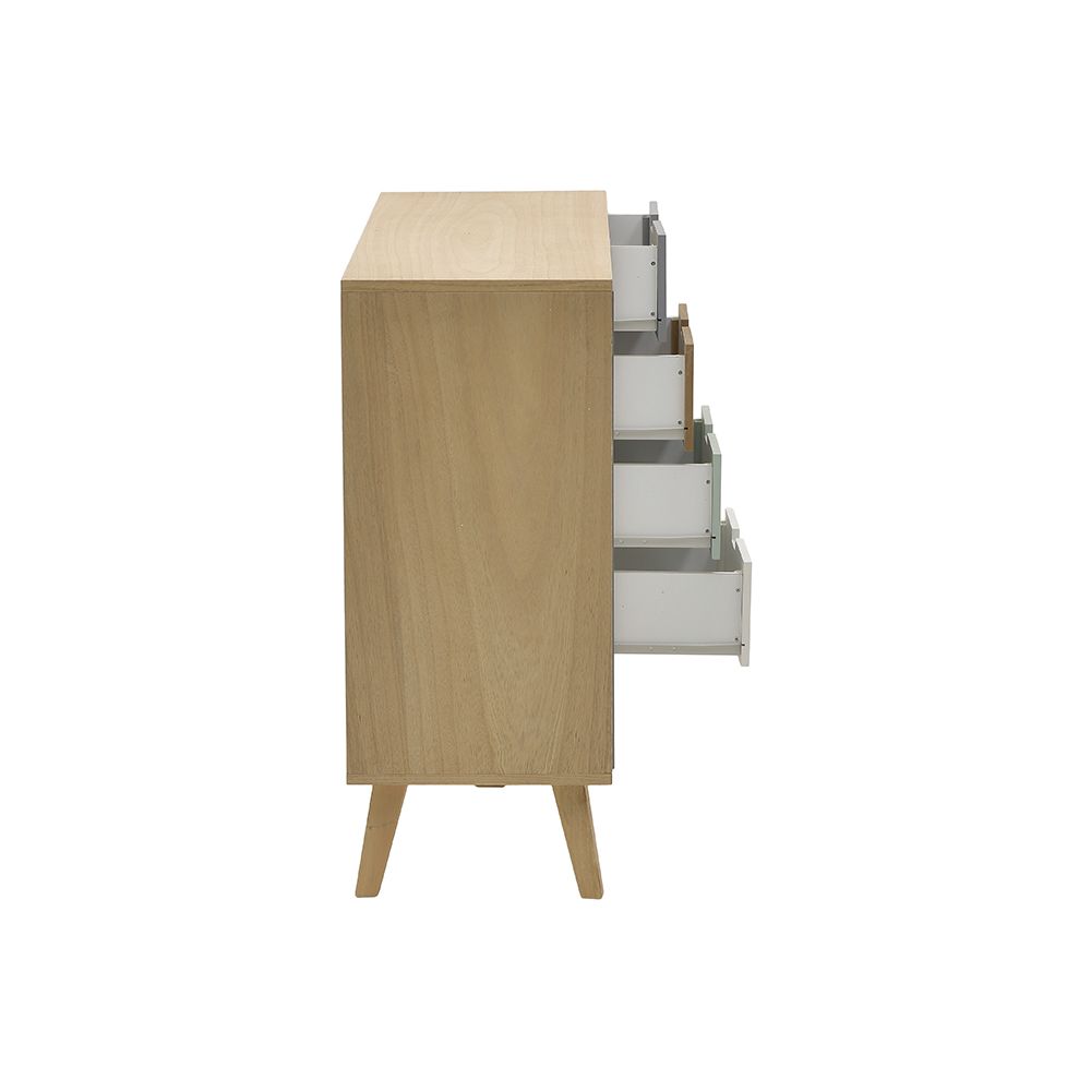 Συρταριέρα/ντουλάπι από ξύλο πολύχρωμη 110x36x85