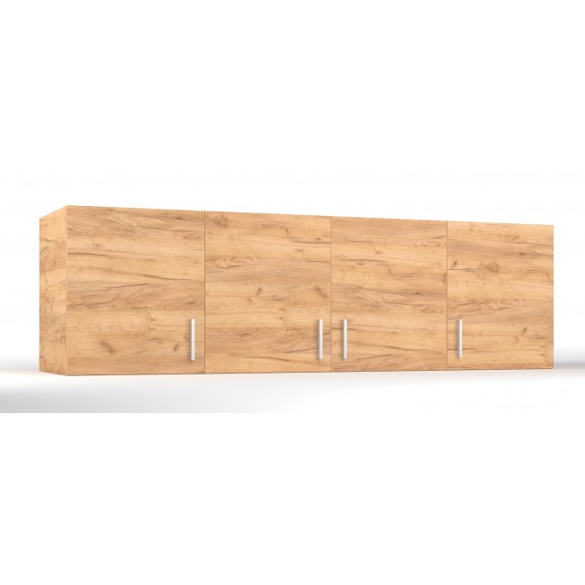 Πατάρι ντουλάπας τετράφυλλο "PARMA" σε χρώμα μελί 200x52x59