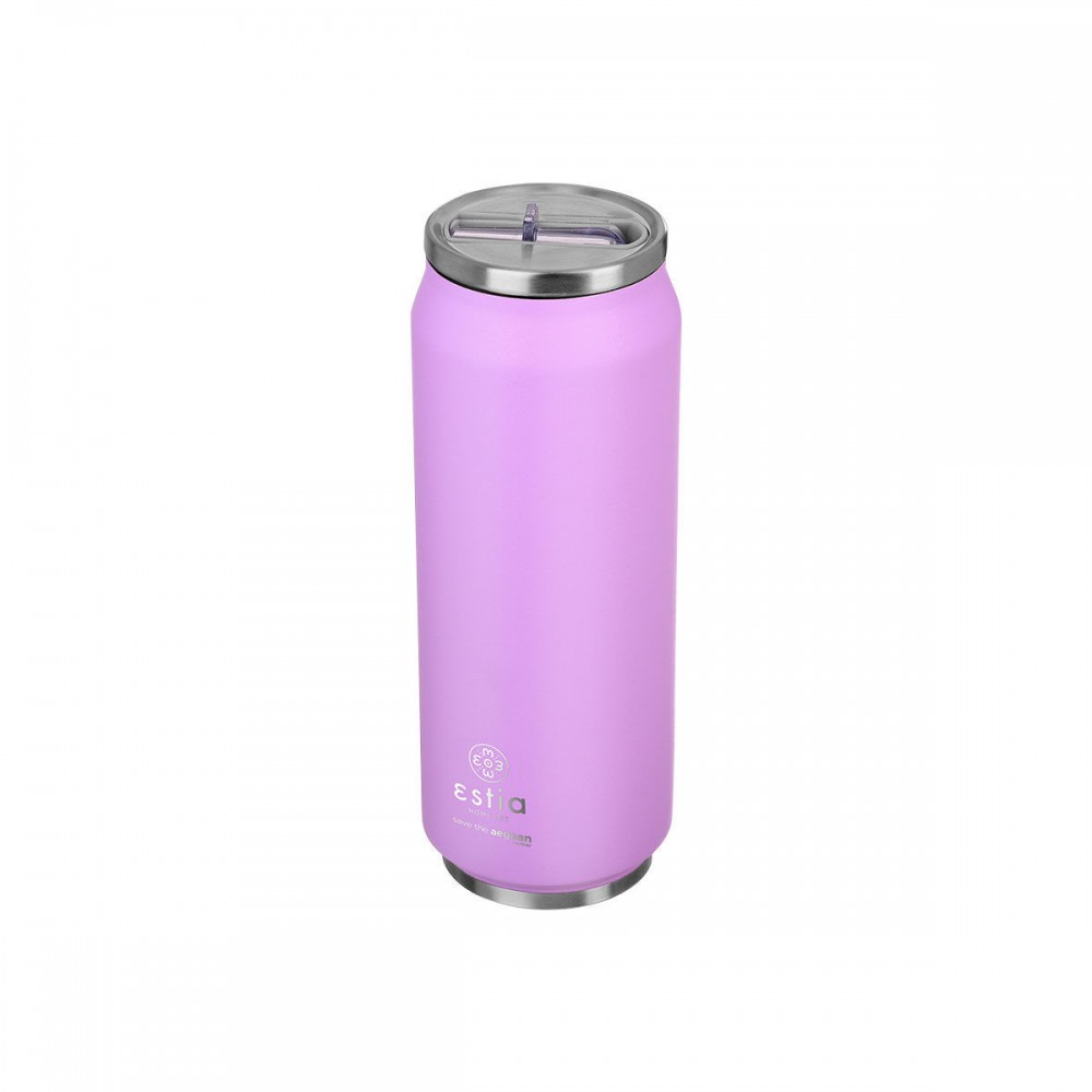 Θερμός travel cup "LAVENDER PURPLE" Save the Aegean  500ml