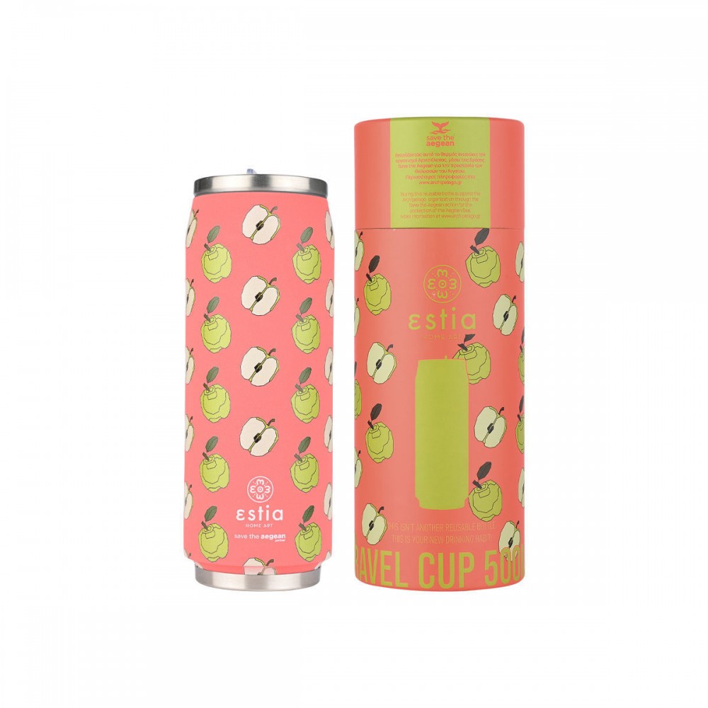 Θερμός travel cup "APPLE ODYSSEY" Save the Aegean 500ml