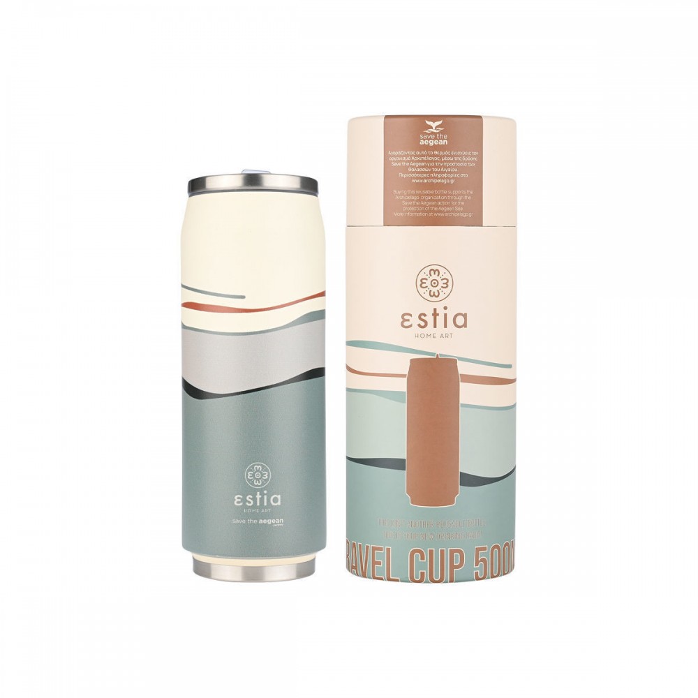 Θερμός travel cup "ECOZEN HORIZON " Save the Aegean 500 ml