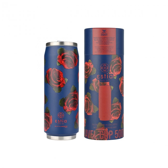 Θερμός travel cup "ELECTRIC ROSES " Save the Aegean 500ml