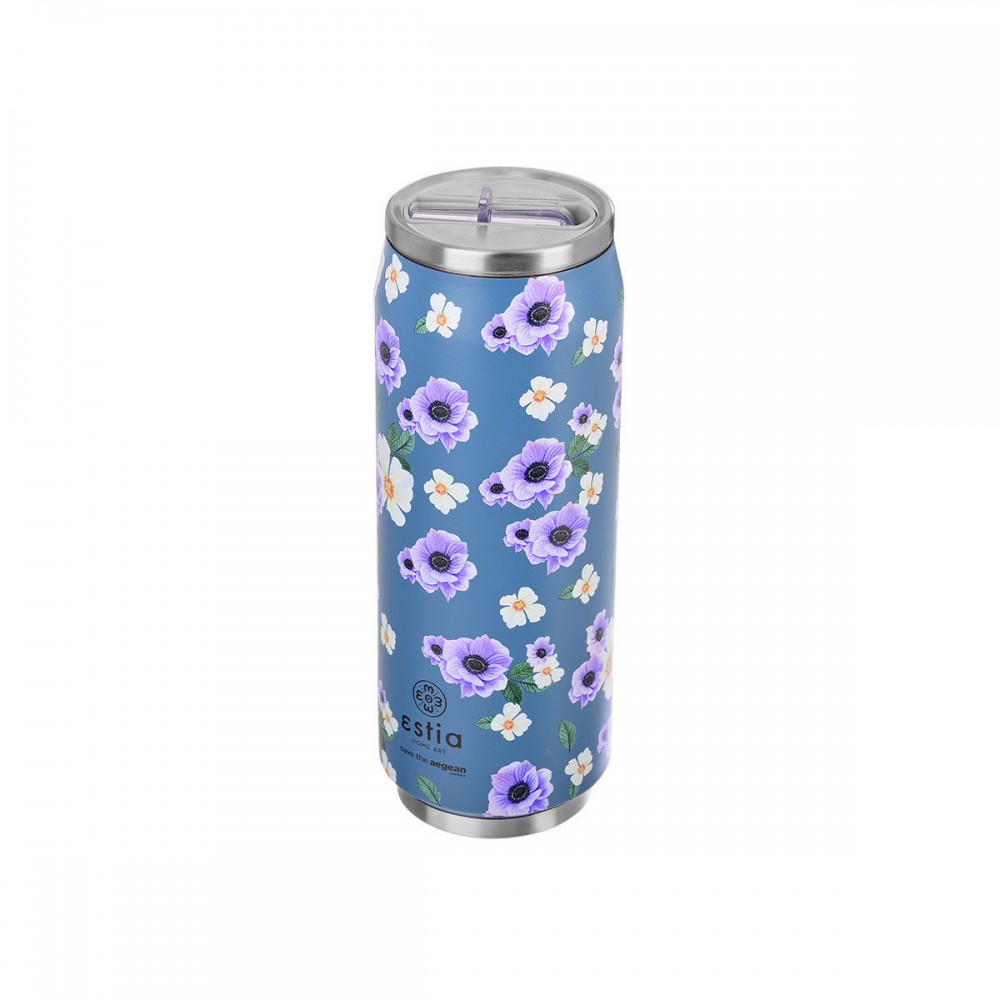 Θερμός travel cup "GARDEN BLUE " Save the Aegean 500ml