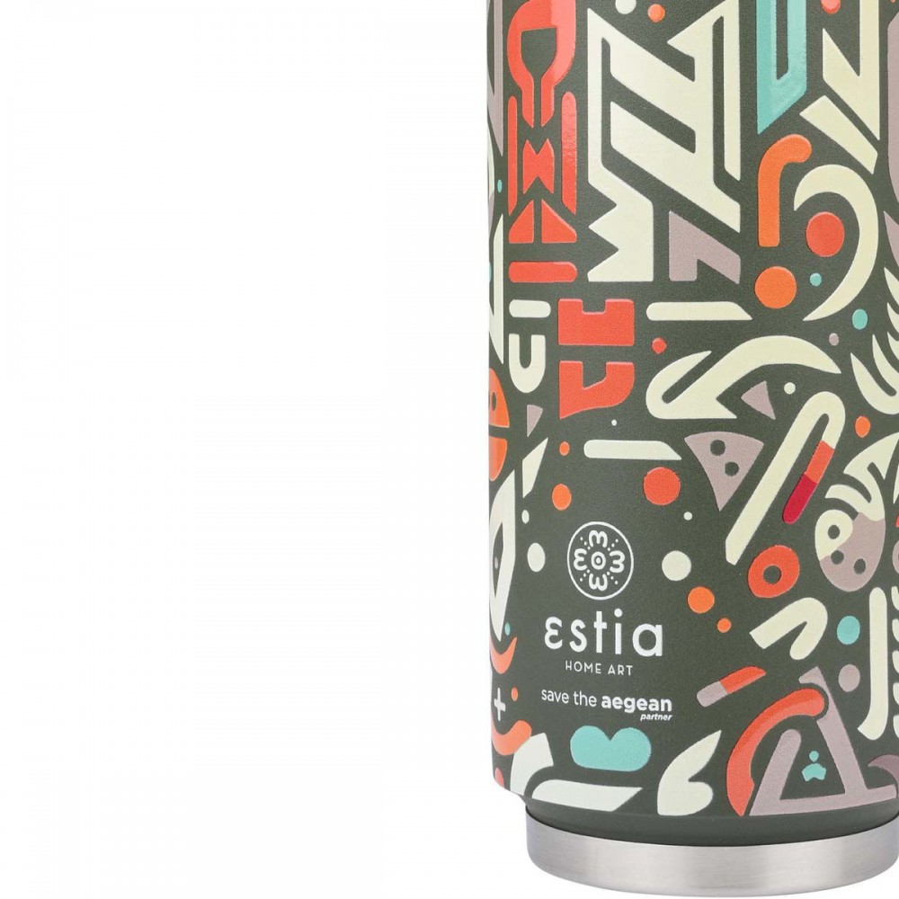 Θερμός travel cup "GEOVIVID " Save the Aegean 500ml