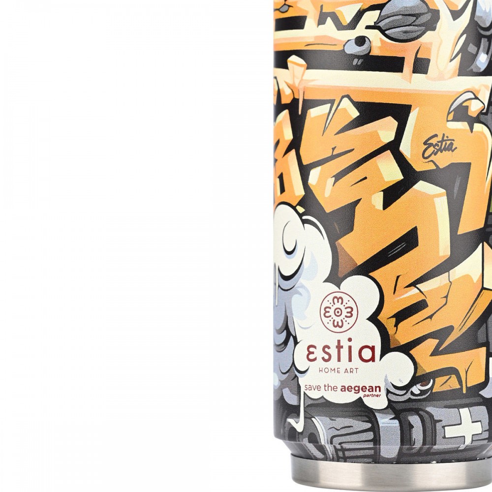 Θερμός travel cup "GRAFFITI RHYTHM " Save the Aegean 500ml345