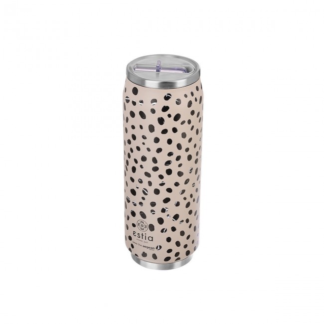 Θερμός travel cup "LEOPARD TAUPE " Save the Aegean 500ml