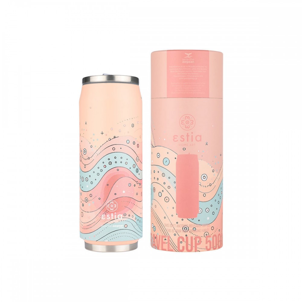 Θερμός travel cup"WHIMSY WONDERS " Save the Aegean 500ml