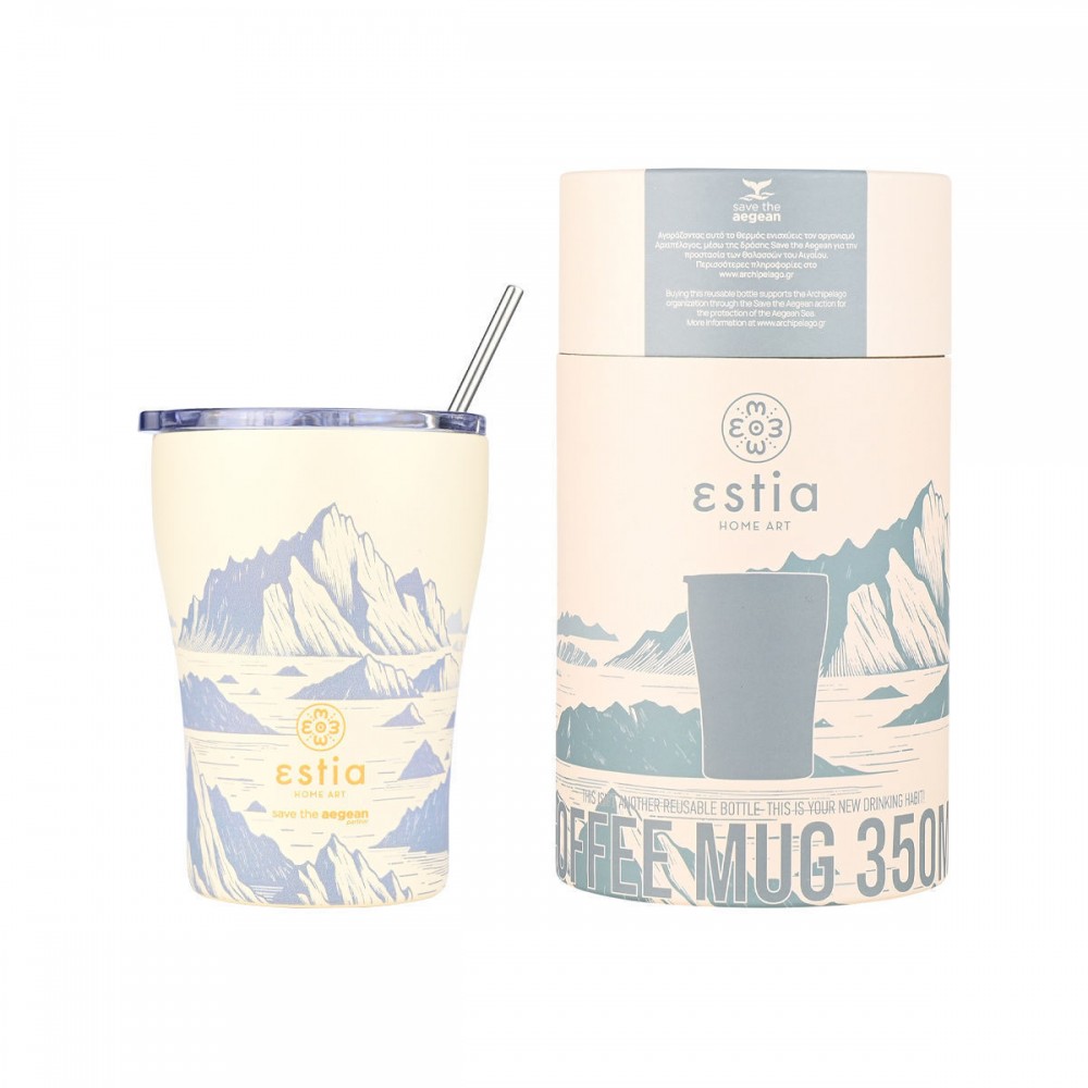 Θερμός coffee mug "ALPINE ESSENCE " Save the Aegean 350ml