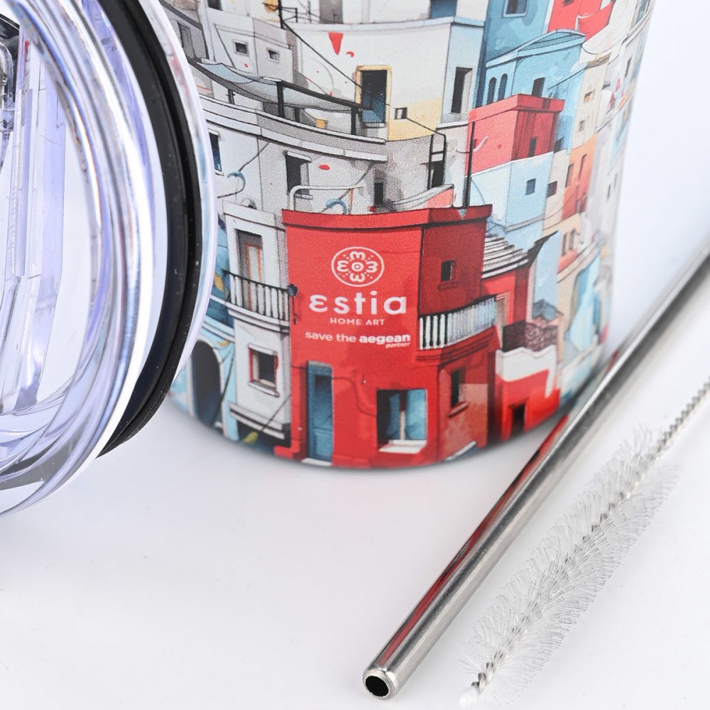 Θερμός coffee mug "URBAN MYTHOS" Save the Aegean 350ml