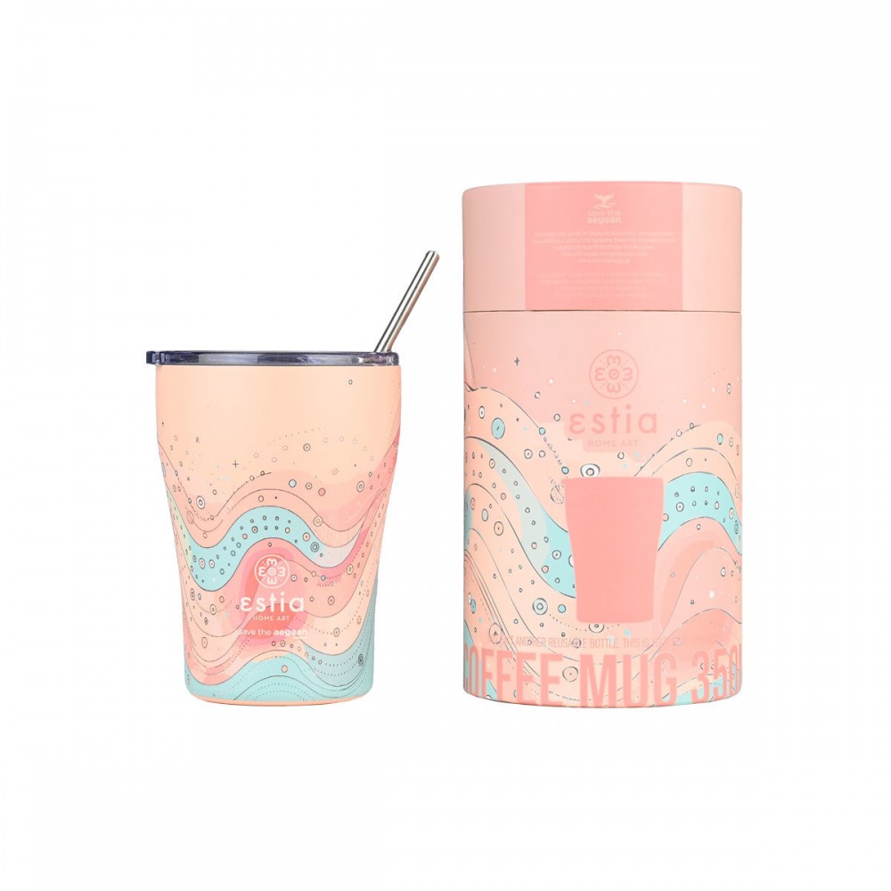 Θερμός coffee mug "WHIMSY WONDERS" Save the Aegean 350ml