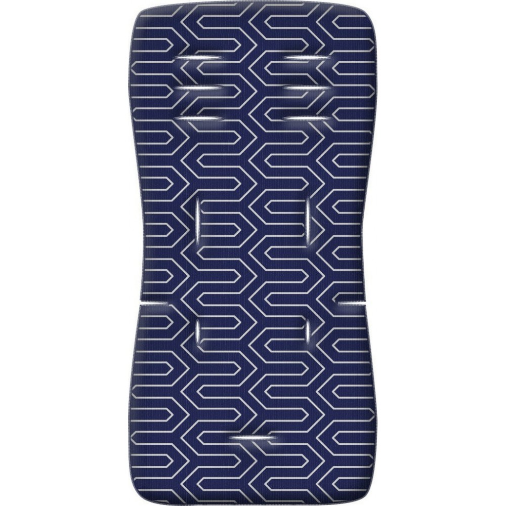 Στρώμα καροτσιού "3D FIBER" maze blue