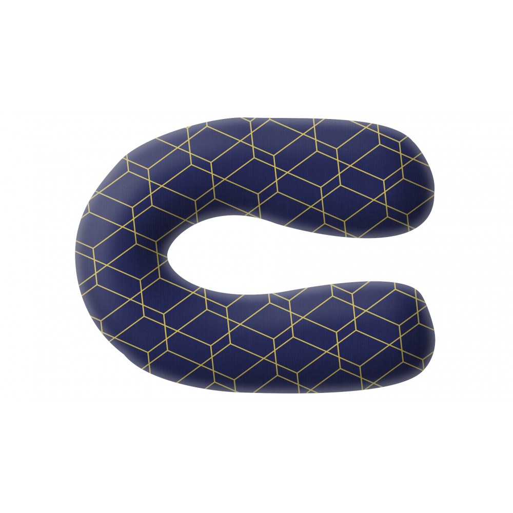 Μαξιλάρι θηλασμού "STANDARD" honeycomb blue