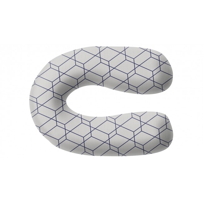 Μαξιλάρι θηλασμού "STANDARD" honeycomb grey