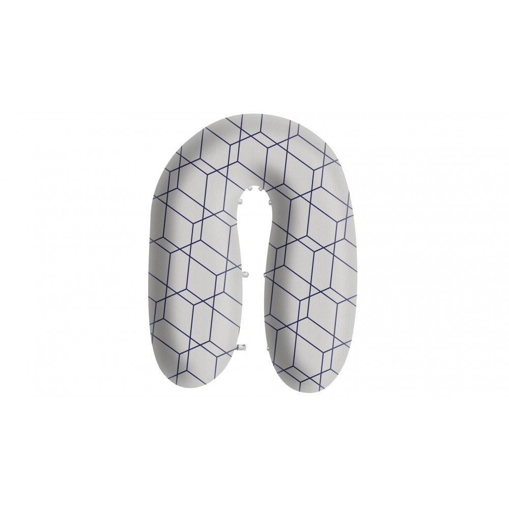 Μαξιλάρι θηλασμού "COMFORT 3-IN-1" honeycomb grey