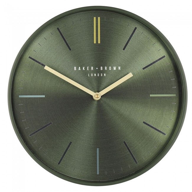 Ρολόι τοίχου σε χρώμα πράσινο Φ30