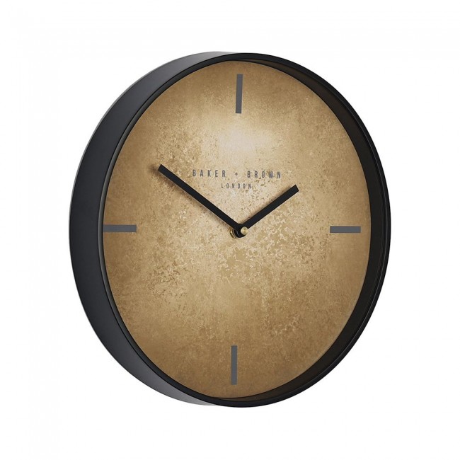 Ρολόι τοίχου σε χρώμα χρυσό Φ30